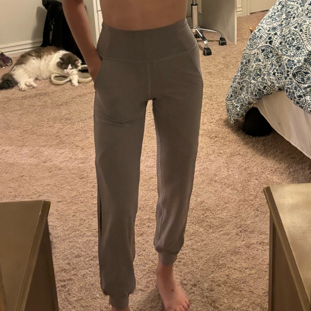 Purple lululemon joggers